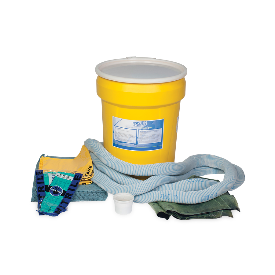Oil Only Absorbent Spill Kit 90 litres / 19.8 gallons (1/case)